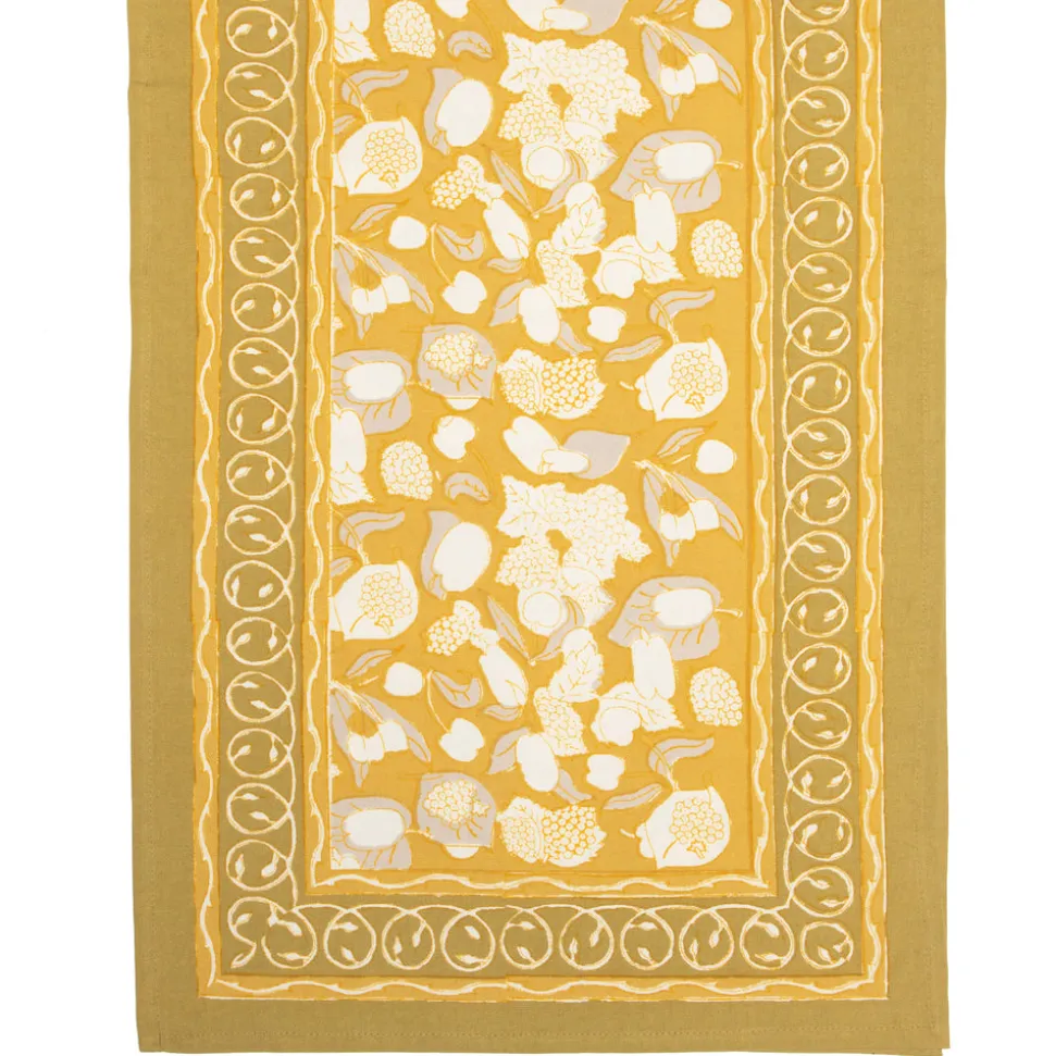 Forest Harvest Runner Grey & Mustard