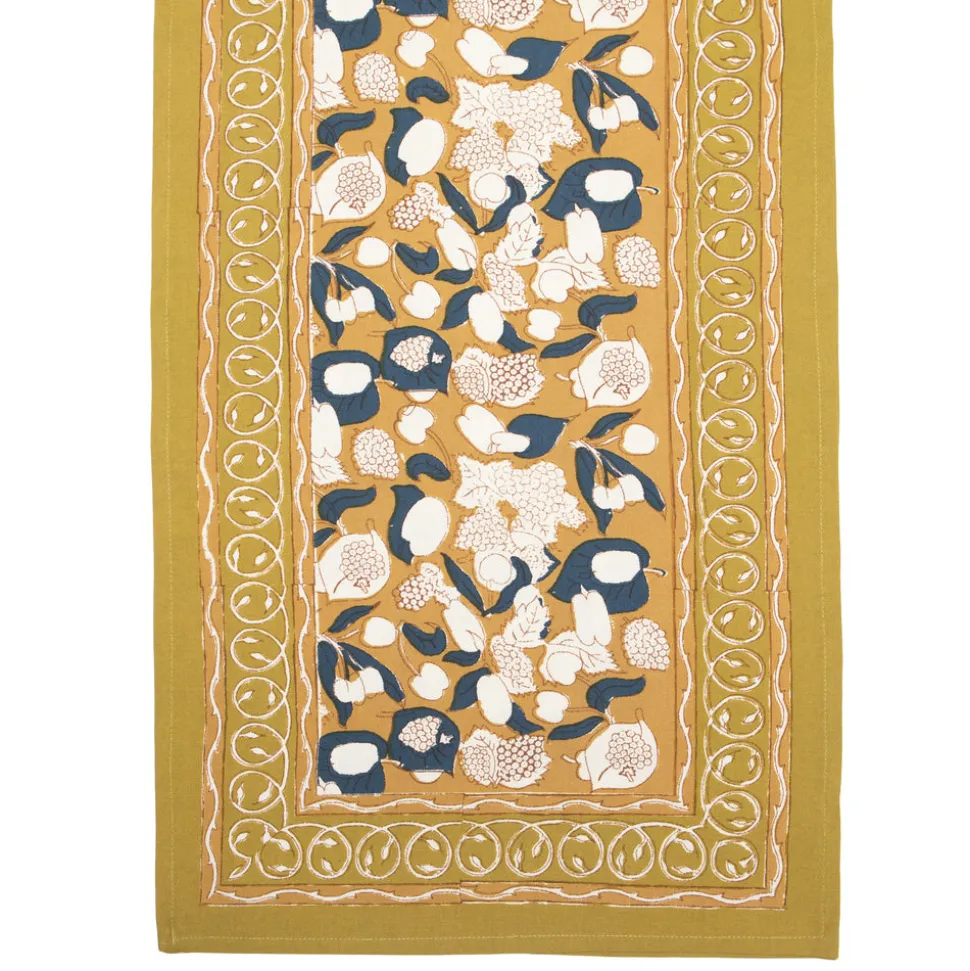 Forest Harvest Runner Mustard & Blue