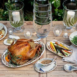 Forest Walk 17" Platter in Café Au Lait