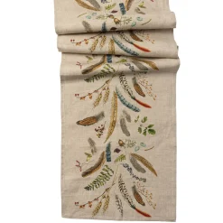 Forest Walk 18" x 90" Table Runner in Café Au Lait