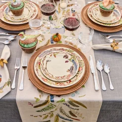 Forest Walk 18" x 90" Table Runner in Café Au Lait