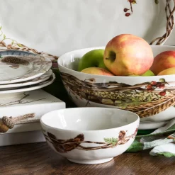 Forest Walk Berry Bowl in Café Au Lait