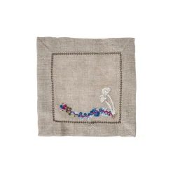 Forest Walk Cocktail Napkin Assorted in Multi, Set of 4