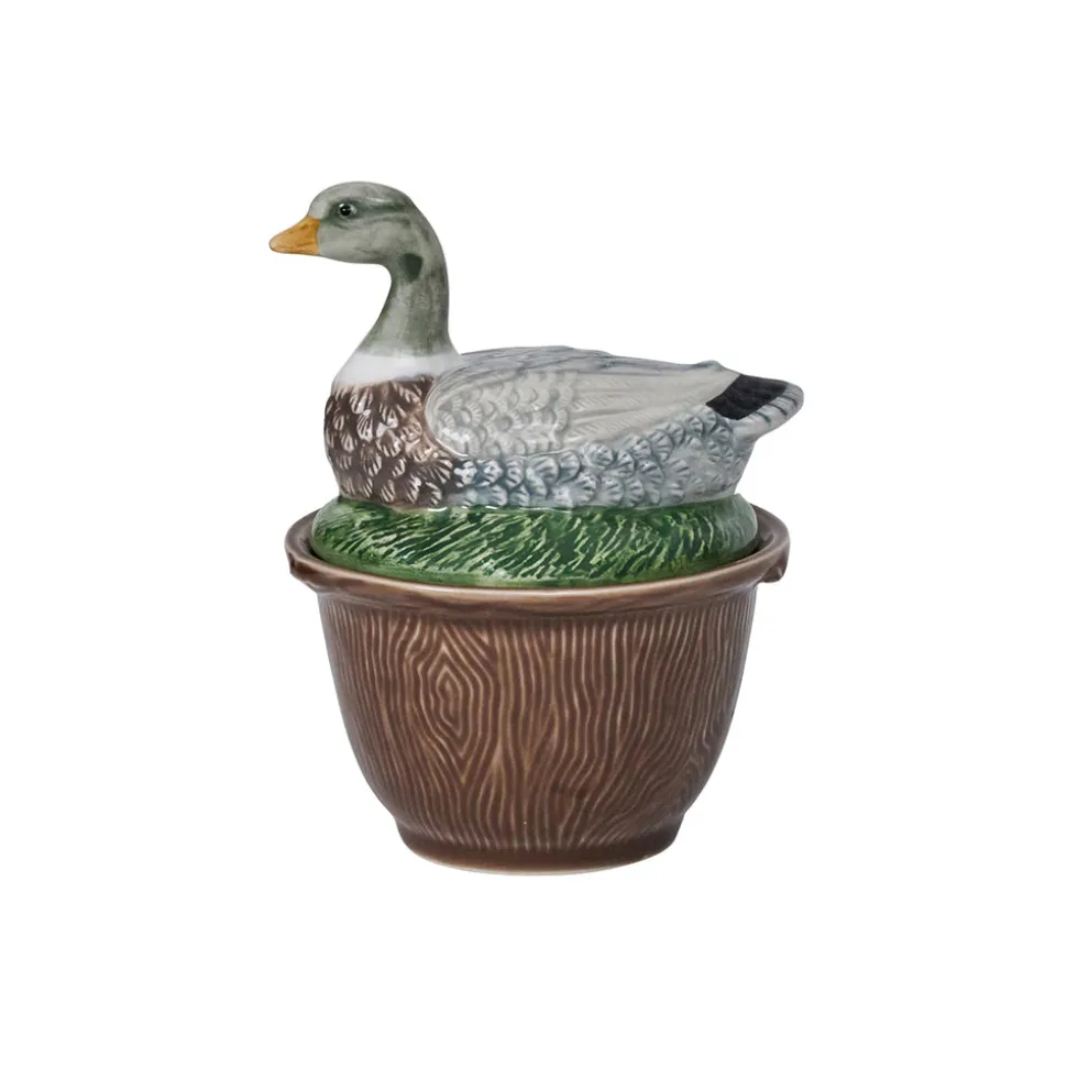 Forest Walk Duck Bowl with Lid in Multi