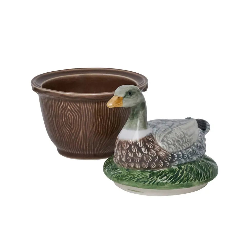 Forest Walk Duck Bowl with Lid in Multi