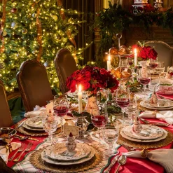 Forest Walk Holly with Berries Napkin Ring in Multi