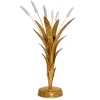 Forest Walk Wheat 17" Candlestick in Gold