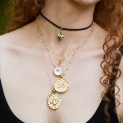 Forever Make A Wish Birthstone Star Pendant Necklace