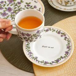 Forget Me Not Cup and Saucer