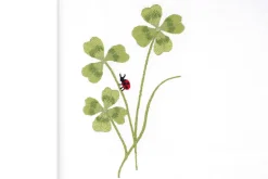Four Leaf Clover Collection in Light Green, Set of 2