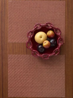 Foxtail Rectangular Placemat in Raspberry