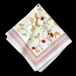 Fraises des Bois Napkins, Set of 6