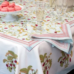 Fraises des Bois Napkins, Set of 6
