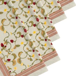 Fraises des Bois Napkins, Set of 6