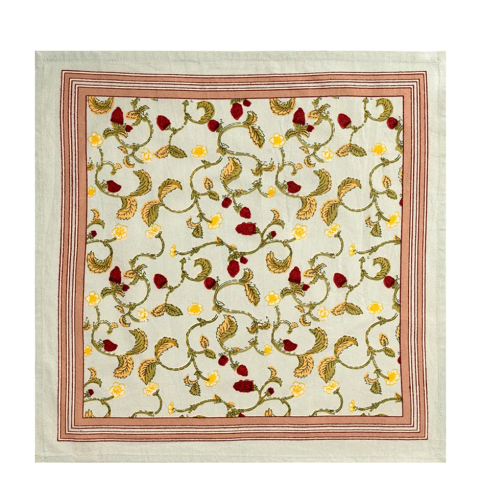 Fraises des Bois Napkins, Set of 6