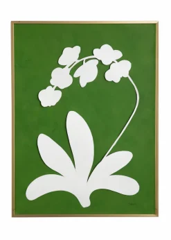 Framed Orchid Study Gold Frame Orchid #3