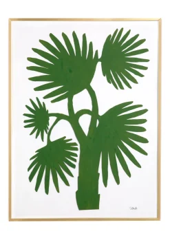 Framed Palm Study Gold Frame Palm #2