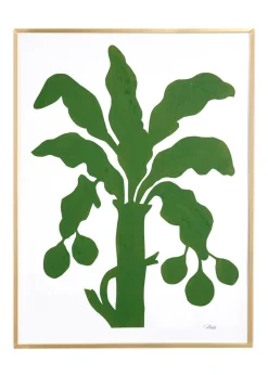 Framed Palm Study Gold Frame Palm #3