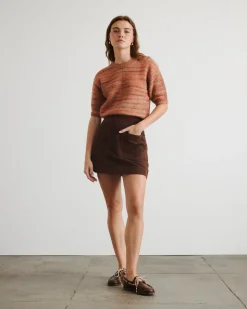 Fran Skirt in Chocolate