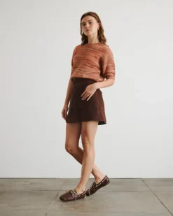 Fran Skirt in Chocolate