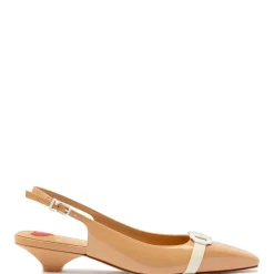 Franca Pump in Tan Patent Leather