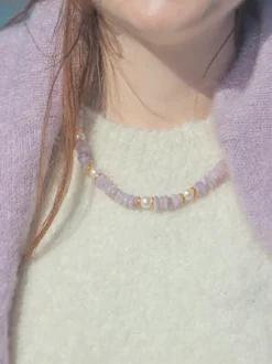 Frances Necklace in Lilac