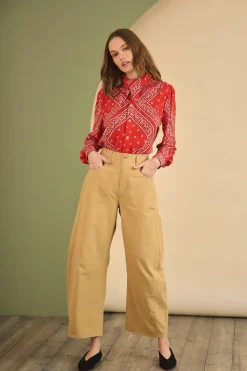 Frances Top in Aces Wild Red