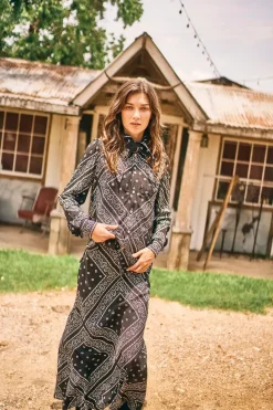 Frances Top in Aces Wild Black