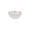 Francesca Collection Cereal Bowls in Gold, Set of 6