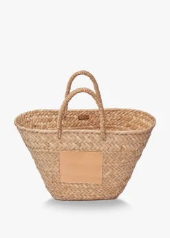 Francisca Straw Tote in Natural