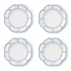 French Blue Bamboo Touch Salad & Dessert Plate, Set of 4