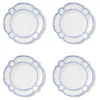 French Blue Bamboo Touch Dinner Plate, Set of 4