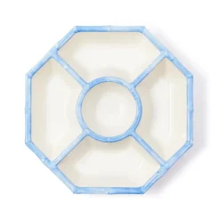 French Blue Bamboo Touch Chip and Dip