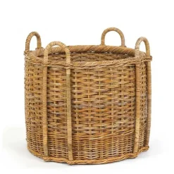 French Country Fireplace Basket