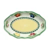 French Garden Fleurence Pickle Dish / Gravy Stand in Multi