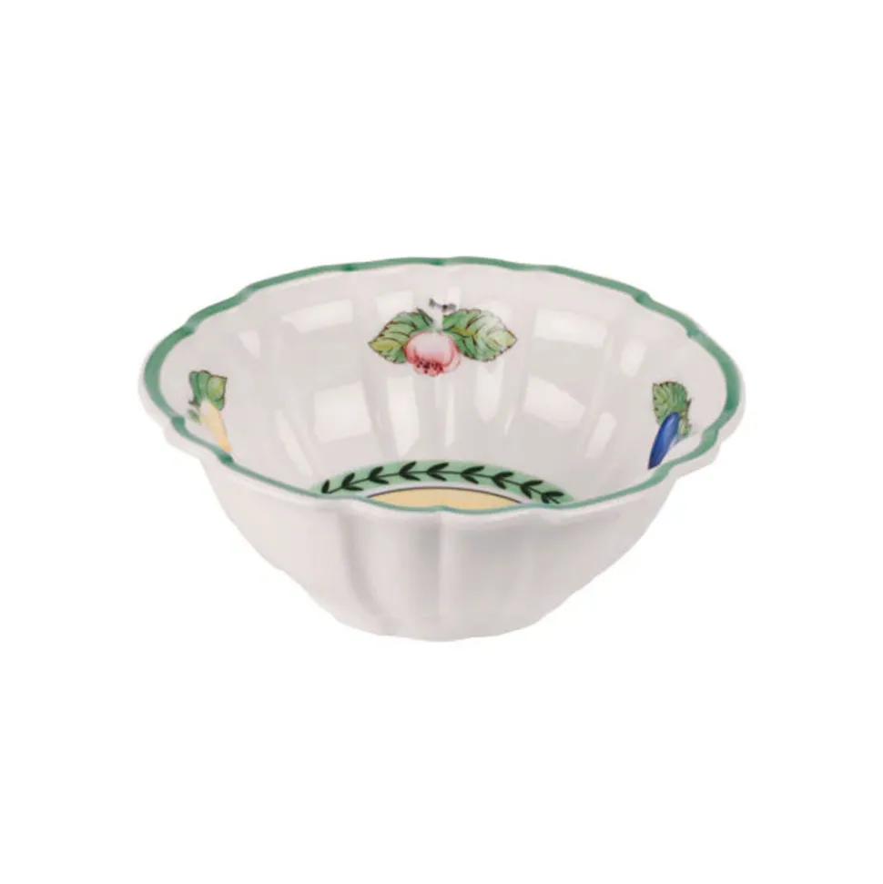 French Garden Fleurence Rice Bowl Fluted in Multi