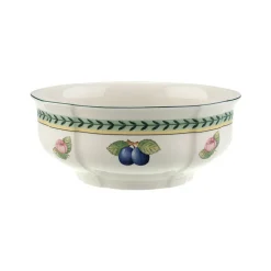 French Garden Fleurence Round Vegetable Bowl in Multi