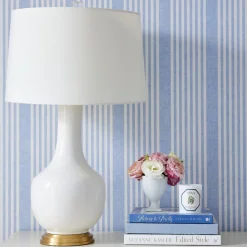 French Linen Stripe Wallpaper