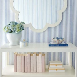 French Linen Stripe Wallpaper
