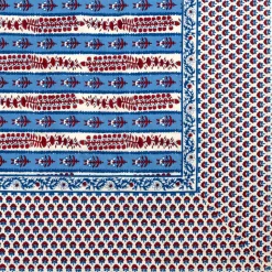 French Tablecloth Avignon Red & Blue