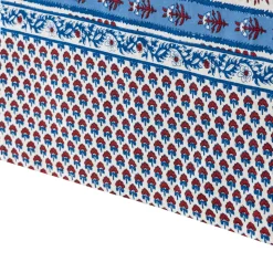 French Tablecloth Avignon Red & Blue