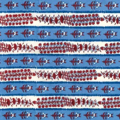 French Tablecloth Avignon Red & Blue