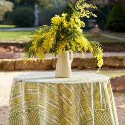 French Tablecloth Avignon Pistache