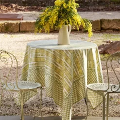 French Tablecloth Avignon Pistache