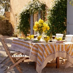 French Tablecloth Avignon Dijon & Blue