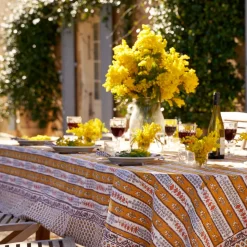 French Tablecloth Avignon Dijon & Blue
