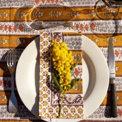 French Tablecloth Avignon Dijon & Blue