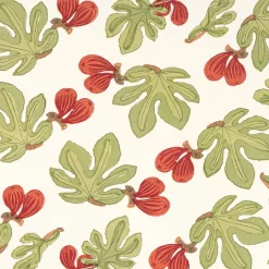 French Tablecloth Fig Red & Green
