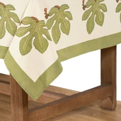 French Tablecloth Fig Red & Green
