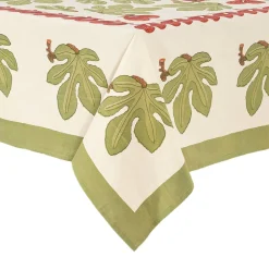 French Tablecloth Fig Red & Green